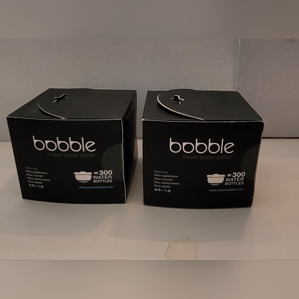 2 Bobble Jug Filters New In Box Filters Up To 300 Water Bottles Per Filter